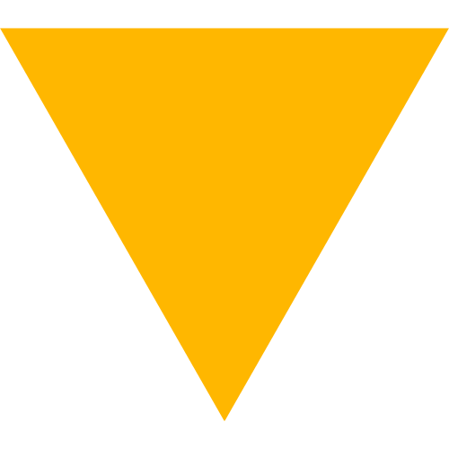 Orange downward poining arrow